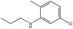 5-chloro-2-methyl-N-propylaniline Structure