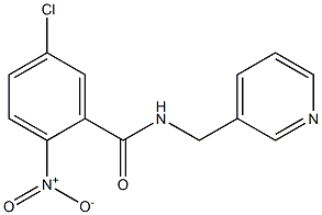 5-chloro-2-nitro-N-(pyridin-3-ylmethyl)benzamide Structure