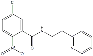 5-chloro-2-nitro-N-[2-(pyridin-2-yl)ethyl]benzamide 구조식 이미지