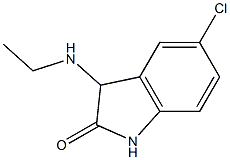 5-chloro-3-(ethylamino)-1,3-dihydro-2H-indol-2-one Structure