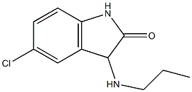 5-chloro-3-(propylamino)-1,3-dihydro-2H-indol-2-one Structure