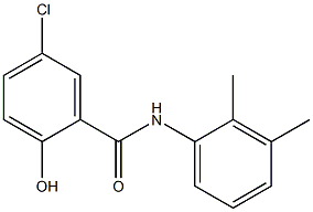 5-chloro-N-(2,3-dimethylphenyl)-2-hydroxybenzamide 구조식 이미지