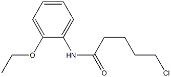 5-chloro-N-(2-ethoxyphenyl)pentanamide Structure