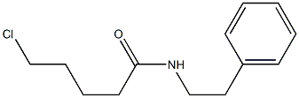 5-chloro-N-(2-phenylethyl)pentanamide 구조식 이미지