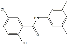 5-chloro-N-(3,5-dimethylphenyl)-2-hydroxybenzamide 구조식 이미지