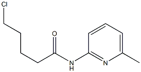 5-chloro-N-(6-methylpyridin-2-yl)pentanamide Structure