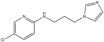 5-chloro-N-[3-(1H-imidazol-1-yl)propyl]pyridin-2-amine 구조식 이미지