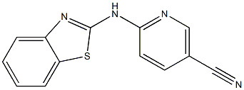 6-(1,3-benzothiazol-2-ylamino)nicotinonitrile Structure