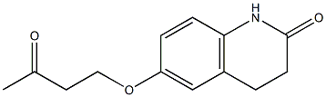 6-(3-oxobutoxy)-1,2,3,4-tetrahydroquinolin-2-one Structure