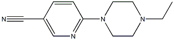 6-(4-ethylpiperazin-1-yl)nicotinonitrile Structure