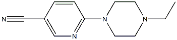 6-(4-ethylpiperazin-1-yl)nicotinonitrile 구조식 이미지