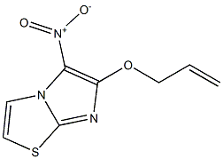 6-(allyloxy)-5-nitroimidazo[2,1-b][1,3]thiazole 구조식 이미지