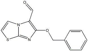 6-(benzyloxy)imidazo[2,1-b][1,3]thiazole-5-carbaldehyde Structure