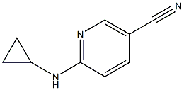 6-(cyclopropylamino)nicotinonitrile 구조식 이미지