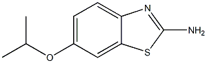 6-(propan-2-yloxy)-1,3-benzothiazol-2-amine 구조식 이미지