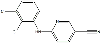 6-[(2,3-dichlorophenyl)amino]pyridine-3-carbonitrile Structure
