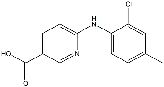 6-[(2-chloro-4-methylphenyl)amino]pyridine-3-carboxylic acid Structure