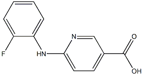 6-[(2-fluorophenyl)amino]pyridine-3-carboxylic acid Structure