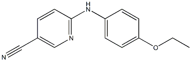 6-[(4-ethoxyphenyl)amino]nicotinonitrile 구조식 이미지