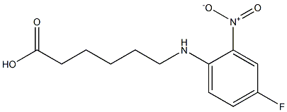 6-[(4-fluoro-2-nitrophenyl)amino]hexanoic acid Structure