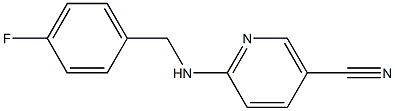 6-[(4-fluorobenzyl)amino]nicotinonitrile Structure