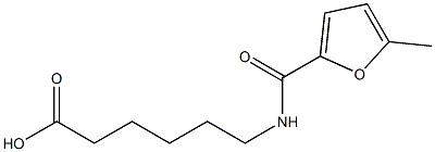 6-[(5-methylfuran-2-yl)formamido]hexanoic acid 구조식 이미지