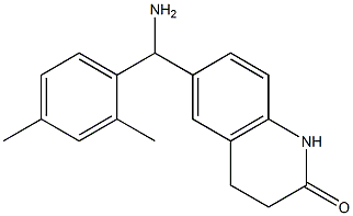 6-[amino(2,4-dimethylphenyl)methyl]-1,2,3,4-tetrahydroquinolin-2-one Structure