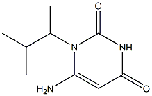 6-amino-1-(3-methylbutan-2-yl)-1,2,3,4-tetrahydropyrimidine-2,4-dione 구조식 이미지