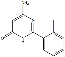 6-amino-2-(2-methylphenyl)-3,4-dihydropyrimidin-4-one Structure