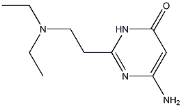 6-amino-2-[2-(diethylamino)ethyl]-3,4-dihydropyrimidin-4-one 구조식 이미지