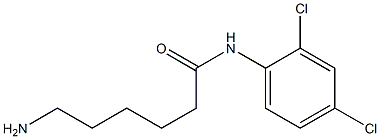6-amino-N-(2,4-dichlorophenyl)hexanamide 구조식 이미지