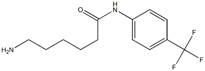 6-amino-N-[4-(trifluoromethyl)phenyl]hexanamide 구조식 이미지