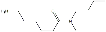 6-amino-N-butyl-N-methylhexanamide Structure