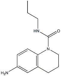 6-amino-N-propyl-1,2,3,4-tetrahydroquinoline-1-carboxamide 구조식 이미지