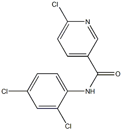 6-chloro-N-(2,4-dichlorophenyl)pyridine-3-carboxamide Structure