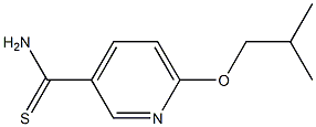 6-isobutoxypyridine-3-carbothioamide 구조식 이미지