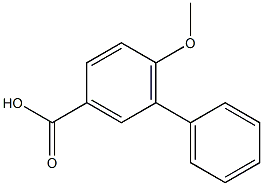 6-methoxy-1,1'-biphenyl-3-carboxylic acid 구조식 이미지