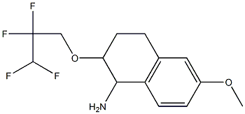 6-methoxy-2-(2,2,3,3-tetrafluoropropoxy)-1,2,3,4-tetrahydronaphthalen-1-amine Structure