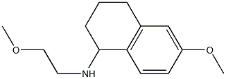 6-methoxy-N-(2-methoxyethyl)-1,2,3,4-tetrahydronaphthalen-1-amine Structure