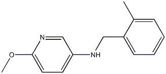 6-methoxy-N-[(2-methylphenyl)methyl]pyridin-3-amine 구조식 이미지
