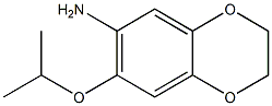 7-(propan-2-yloxy)-2,3-dihydro-1,4-benzodioxin-6-amine 구조식 이미지