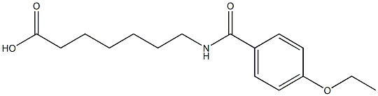 7-[(4-ethoxybenzoyl)amino]heptanoic acid 구조식 이미지