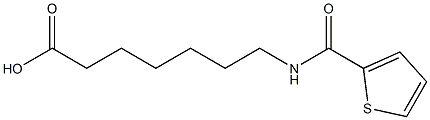 7-[(thien-2-ylcarbonyl)amino]heptanoic acid Structure