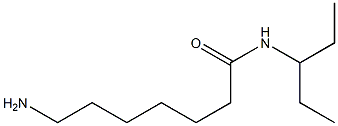 7-amino-N-(1-ethylpropyl)heptanamide 구조식 이미지