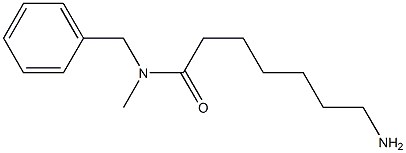 7-amino-N-benzyl-N-methylheptanamide Structure