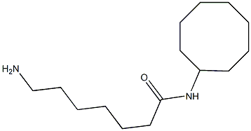 7-amino-N-cyclooctylheptanamide Structure