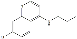 7-chloro-N-(2-methylpropyl)quinolin-4-amine Structure