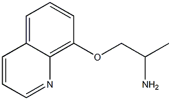 8-(2-aminopropoxy)quinoline Structure