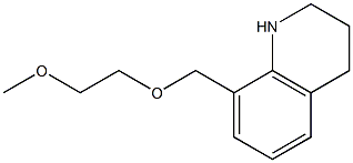 8-[(2-methoxyethoxy)methyl]-1,2,3,4-tetrahydroquinoline 구조식 이미지