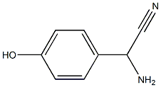 amino(4-hydroxyphenyl)acetonitrile 구조식 이미지